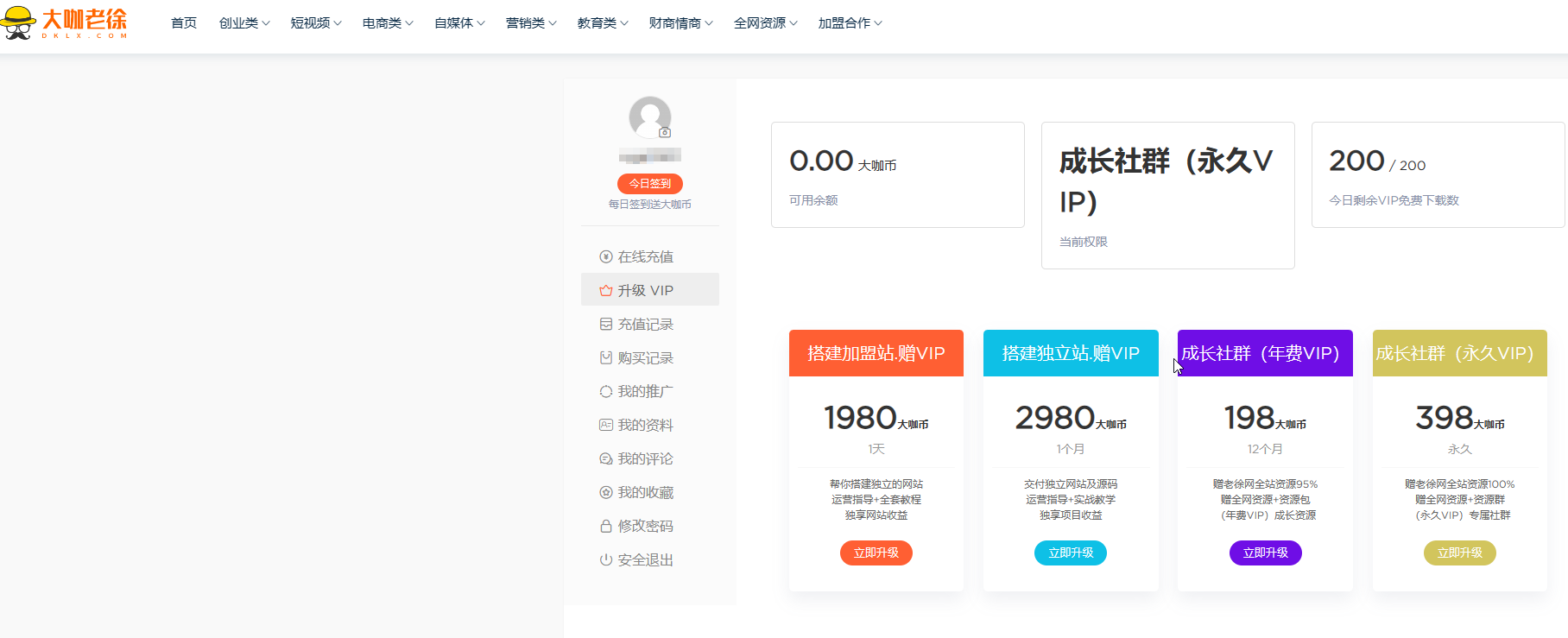 大咖老徐副业网